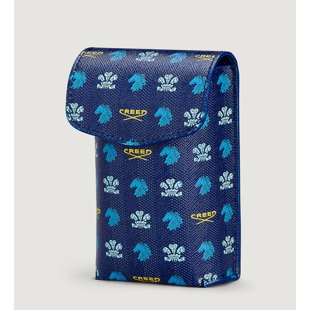 75 ml Blaue Lederhülle