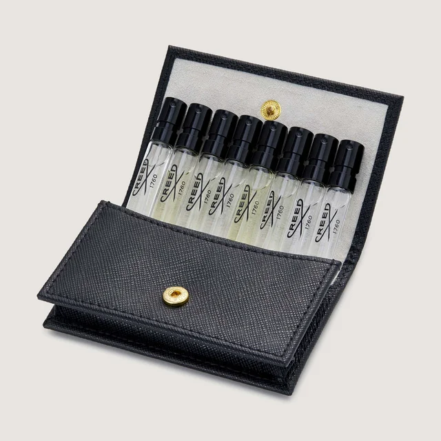 Lederetui mit Proben für Herren - Schwarz