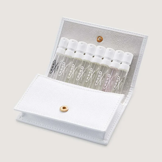 Damen-Probeset mit Ledertasche - Weiß