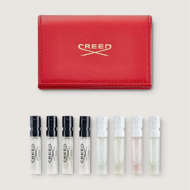 Universelles Probeset mit Ledertasche - Rot