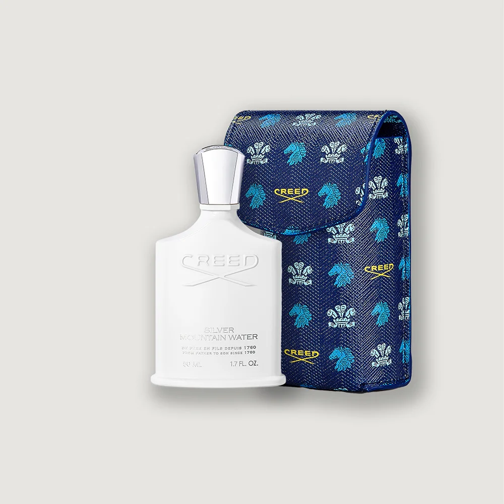 Silver Mountain Water 50 ml Flakon mit Ledertasche Bild 1