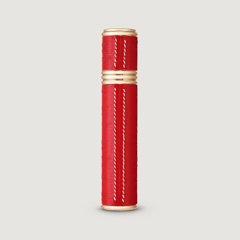 Nachfüllbarer Reisezerstäuber in Gold/Rot – 10 ml