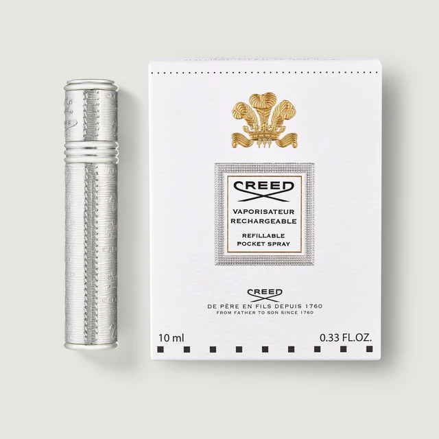 10 ml Reisezerstäuber in Silber/Silber