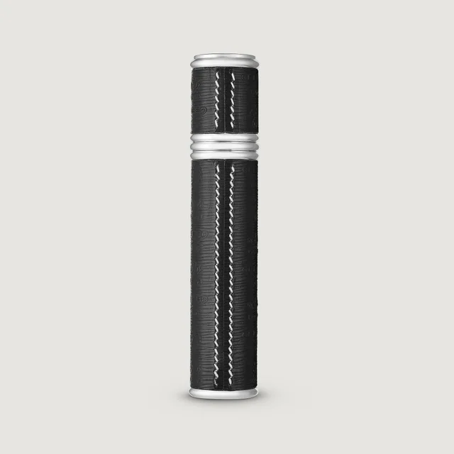 Nachfüllbarer Parfümzerstäuber für Reisen 10 ml - Schwarz/Silber